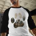 English Springer Spaniel Mountain Paw Dog Mom Dad Men Baseball Raglan Shirt