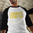 Family Lemonade Stand Dad Men Baseball Raglan Shirt