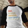 Fathers Day Dad Veteran Grandpa Great Grandpa Men Baseball Raglan Shirt Fathers Day Dad Veteran Grandpa Great Grandpa Men Baseball Raglan Shirt
