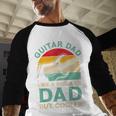 Fathers Day Guitar Dad For Guitarist Music Lover Dad Men Baseball Raglan Shirt Fathers Day Guitar Dad For Guitarist Music Lover Dad Men Baseball Raglan Shirt