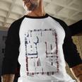 I Only Fear Two Things God And My Wife Dad Husband ON Back Men Baseball Raglan Shirt
