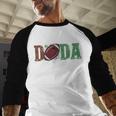 Football Dada 1st Birthday Men Baseball Raglan Shirt Football Dada 1st Birthday Men Baseball Raglan Shirt