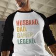 Gamer Husband Dad Video Game Legend Father's Day Men Baseball Raglan Shirt Gamer Husband Dad Video Game Legend Father's Day Men Baseball Raglan Shirt