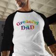 Grateful Dad Fathers Day Tie Dye Letters Shirt For Dads Men Baseball Raglan Shirt