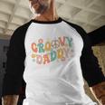 Groovy Daddy Birthday Party Peace Sign Dad 60s 70s Hippie Men Baseball Raglan Shirt Groovy Daddy Birthday Party Peace Sign Dad 60s 70s Hippie Men Baseball Raglan Shirt