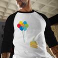 Happy Birthday Daddy Cute Toddler Dad's Birthday Party Men Baseball Raglan Shirt