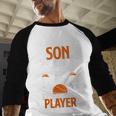 He's Also My Favorite Basketball Player Dad Basketball Dad Men Baseball Raglan Shirt He's Also My Favorite Basketball Player Dad Basketball Dad Men Baseball Raglan Shirt