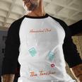 Homeschool Dad Kissing The Teacher Homeschool Dad Men Women Kids Men Baseball Raglan Shirt