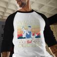 HVAC Dad Like A Regular Dad HVAC Technician AC Repairman Men Baseball Raglan Shirt