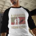 I'm A Dad a Grandpa And a Vietnam Veteran Men Baseball Raglan Shirt