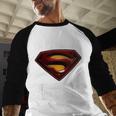 I'm A Twin DAD-What's Your Superpower Men Baseball Raglan Shirt