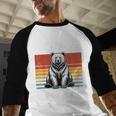It's Not A Dad Bod It's Father Figure Bear Vintage Men Baseball Raglan Shirt