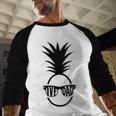 IVF DAD Pineapple Transfer Day Retrieval Day Infertility Men Baseball Raglan Shirt