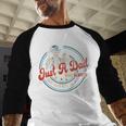 Just a Dad Who Always Came Back With The Milk Father's Day Men Baseball Raglan Shirt