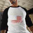 Just A Proud Dad That Didn't Raise Liberals Father's Day Dad Men Baseball Raglan Shirt