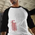 Just A Regular Dad Trying Not To Raise Liberals Father's Day Men Baseball Raglan Shirt