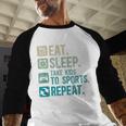 Take Kids To Sports Dad Sports Father Sport Dad Men Baseball Raglan Shirt
