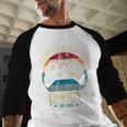 I Leveled Up To Daddy Est 2026 Dad Level Unlocked New Dad Men Baseball Raglan Shirt