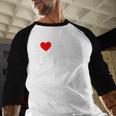 I Love I Heart Hot Dads Shirt Men Baseball Raglan Shirt