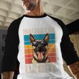 Malinois Dad Maligator Daddy Belgian Malinois Men Baseball Raglan Shirt Malinois Dad Maligator Daddy Belgian Malinois Men Baseball Raglan Shirt