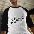 The Man The Myth The Legend Daddy Love Cows Dad Cow Print Men Baseball Raglan Shirt