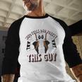 Marvel Deadpool Father's Day Who Tells Dad Jokes This Guy Men Baseball Raglan Shirt