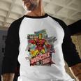 Marvel Iron Man Invincible Dad Father's Day Comic Retro Men Baseball Raglan Shirt