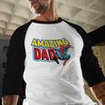 Marvel Spider-Man Amazing Dad Comic Book Father's Day Men Baseball Raglan Shirt