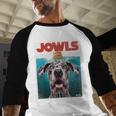 Merle Great Dane Jowls Paws Top Blue Eye Brown Dog Mom Dad For Men Women Girls Kids Men Baseball Raglan Shirt