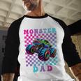 Monster Truck Dad Family Matching Shirt Truck Lovers Men Baseball Raglan Shirt