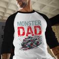 Monster Truck Dad Father's Day Men Men Baseball Raglan Shirt Monster Truck Dad Father's Day Men Men Baseball Raglan Shirt