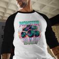 Monster Truck Dad Monster Truck Are My Jam Truck Lovers Men Baseball Raglan Shirt