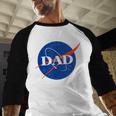 NASA Inspired DAD Meatball Men Baseball Raglan Shirt