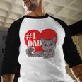 Nebelung Cat 1 Dad Father's Day Daddy Heart Decor For Men Women Kids Men Baseball Raglan Shirt Nebelung Cat 1 Dad Father's Day Daddy Heart Decor For Men Women Kids Men Baseball Raglan Shirt