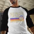 Nerdy Dad RPG Gaming D20 Tabletop Games RPG Gamer Men Baseball Raglan Shirt