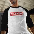 New Dad Prepared For Diaper Duty Daddy Diaper Duty Men Baseball Raglan Shirt