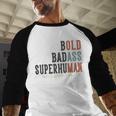 Old Man Saying Gag Father's Day Birthday Dad Grandpa Men Baseball Raglan Shirt