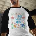 OneDer The Sea Papa 1st Birthday Dad Matching Men Baseball Raglan Shirt OneDer The Sea Papa 1st Birthday Dad Matching Men Baseball Raglan Shirt