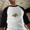 Pace University Setters Arched Dad Men Baseball Raglan Shirt