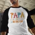 Papa If He Can't Fix It No One Can Father's Day Dad Grandpa Men Baseball Raglan Shirt