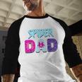 Parents Mom Spider Dad Matching Family Birthday Men Baseball Raglan Shirt
