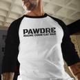 PAWDRE Maine Coon Cat Dad Feline Father Cat Dad Men Baseball Raglan Shirt