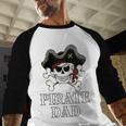 Pirate Father Pirate Dad Halloween Men Baseball Raglan Shirt