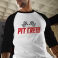 Pit Crew Family Racing Birthday Race Car For Dad Mom Kids Men Baseball Raglan Shirt Pit Crew Family Racing Birthday Race Car For Dad Mom Kids Men Baseball Raglan Shirt