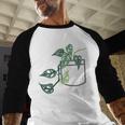 Plant Dad Plant Mom Grow Monstera Adansonii Urban Gardener Men Baseball Raglan Shirt