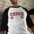 Proud Cheer Dad My Favorite Cheerleader Calls Me Daddy Men Men Baseball Raglan Shirt