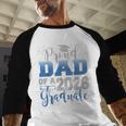 Proud Dad Of a Class Of 2026 Graduate Senior Graduation Men Baseball Raglan Shirt