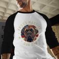 Proud Mastiff Dad American Flag Patriotic Mastiff Dad Men Baseball Raglan Shirt