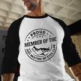 Proud Member Of The Just Resting My Eyes Club Dad Retirement Men Baseball Raglan Shirt