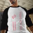 Proud New Dad New Girl Baby Fathers Day First Time Dad Men Baseball Raglan Shirt